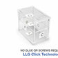 KF002-RG — Rose-Gold Mirrored Display Case