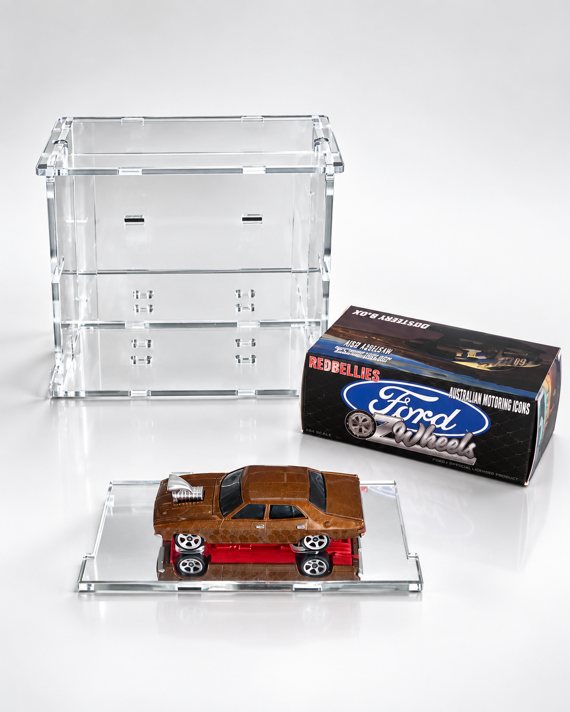 KF002-C —  Clear Acrylic Display Case Everday low price