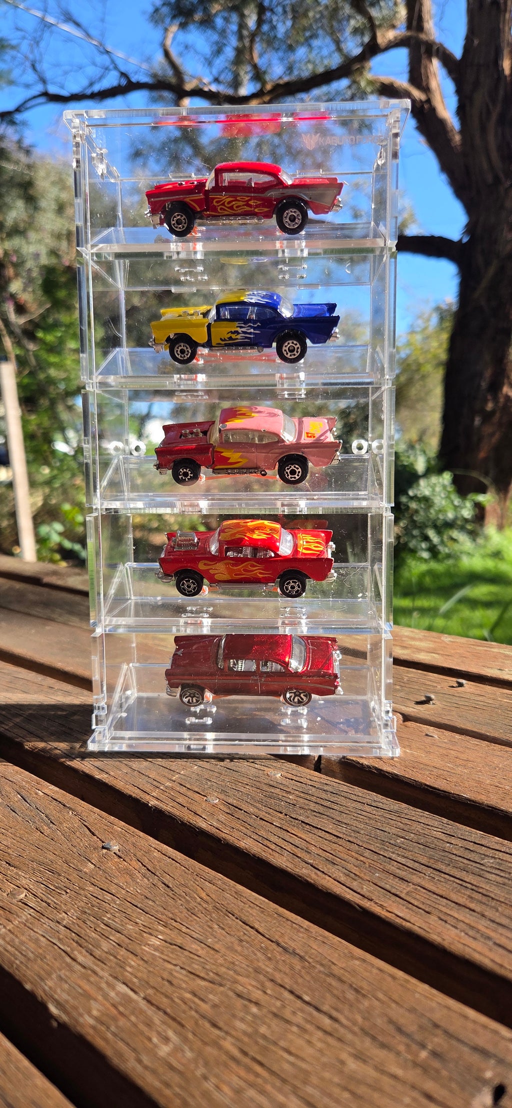 KF005-S 5 Stacker display case Clear