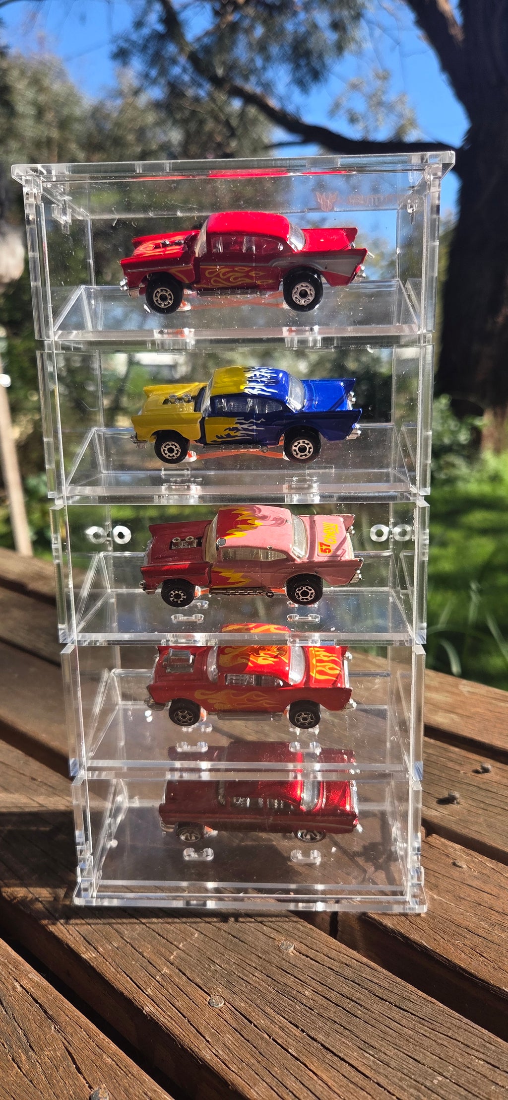 KF005-S 5 Stacker display case Clear