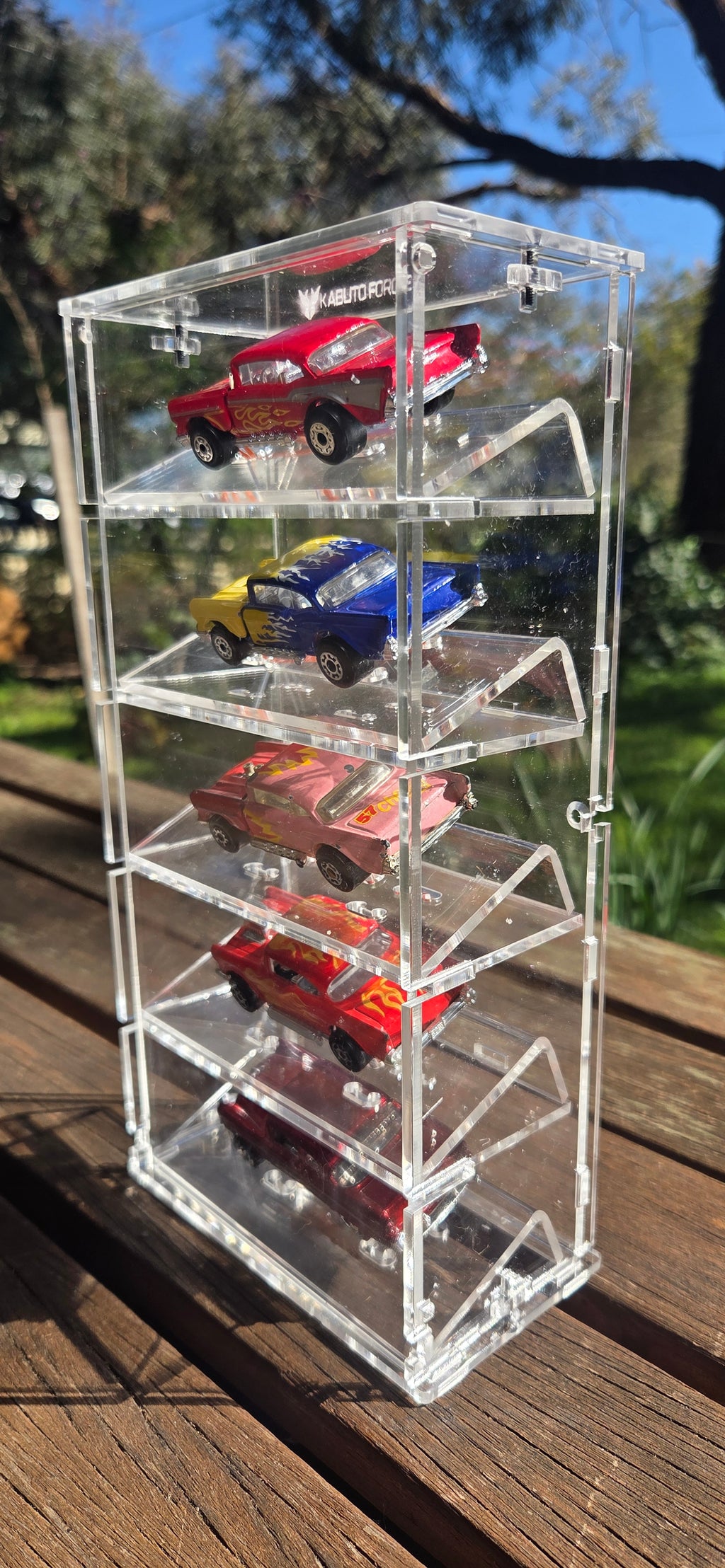 KF005-S 5 Stacker display case Clear