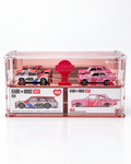 KF003-RG — Latest release Twin  Kaido  Rose-Gold Mirrored Display Case